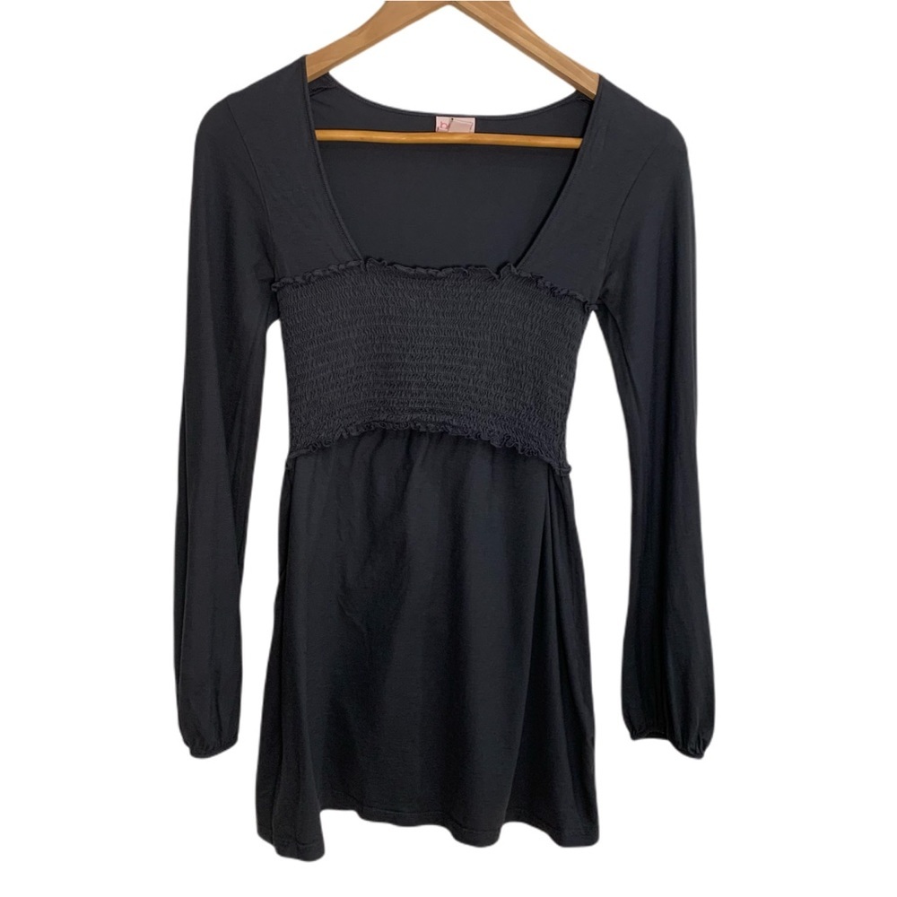 Boob Design Ruched Long Sleeve Nursing Tunic